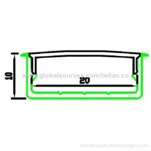 Recessed LED Aluminum Profiles, Can Fit in Various Narrow Places